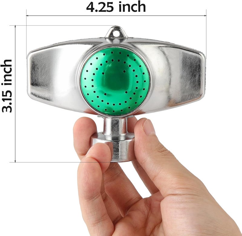 BILBAL Metal Spot Sprinkler, Lawn Sprinkler for Yard with Gentle Water Flow for Small Area-Coverage Up to 30FT, Watering Sprinkler Head for Hose - Image 2